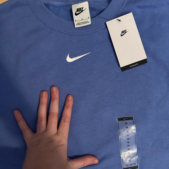 Nike Blue Crew Neck Sweater, NWT & oversized! - Picture 2 of 3